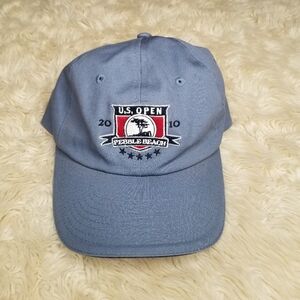 2010 U.S. Open Pebble Beach Baseball Cap Blue USGA Member golf Hat Adult